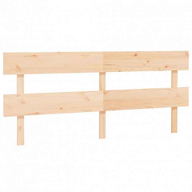 vidaXL Čelo postele 204 x 3 x 81 cm masivní borovice