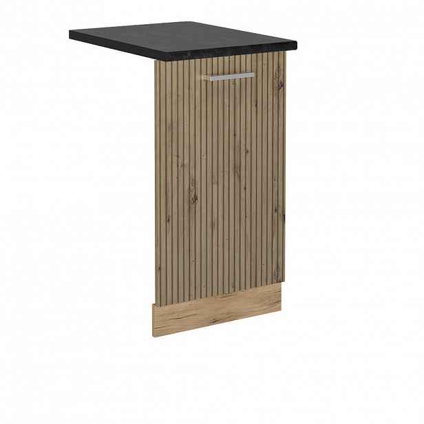 Vicco ČELNÍ PANEL MYČKY R-Line Řemeslný dub 45 cm , PD Antracit