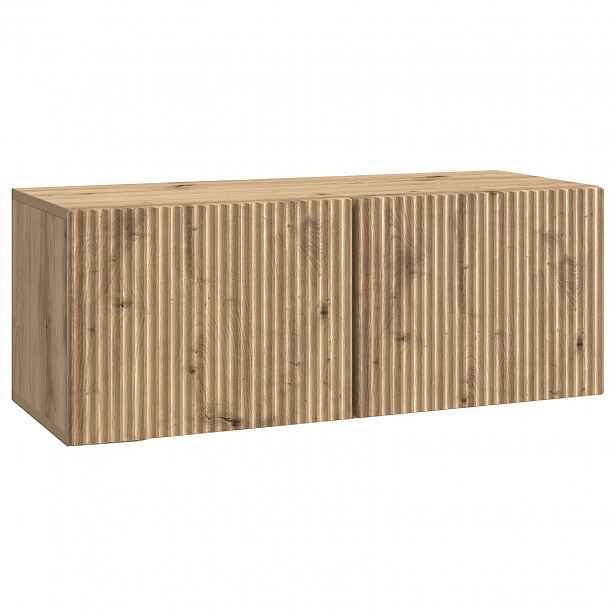 vidaXL Nástěnná TV skříň 78,5 x 31 x 30 cm Dub artisan