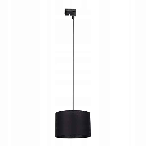 Převis Černá kolejnicová lampa Tracer Nastavitelná výška 1F Kov Tk Lighting