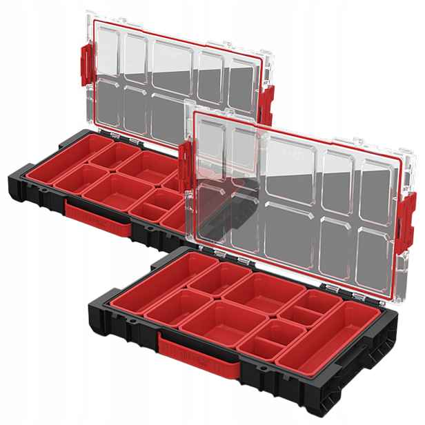 Qbrick System Pro Organizér 100 modulární s víkem box na nářadí x2