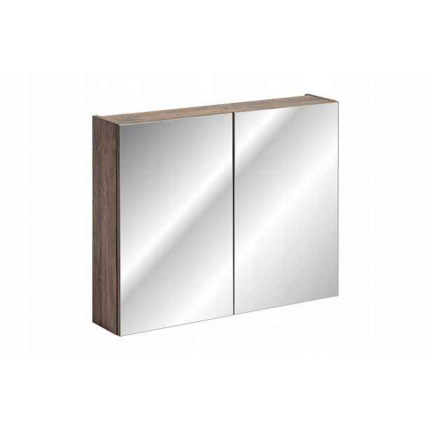 Szafka z lustrem 80 cm Santa Fe Oak