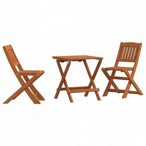 vidaXL 3dílný bistro set pro děti masivní eukalyptové dřevo