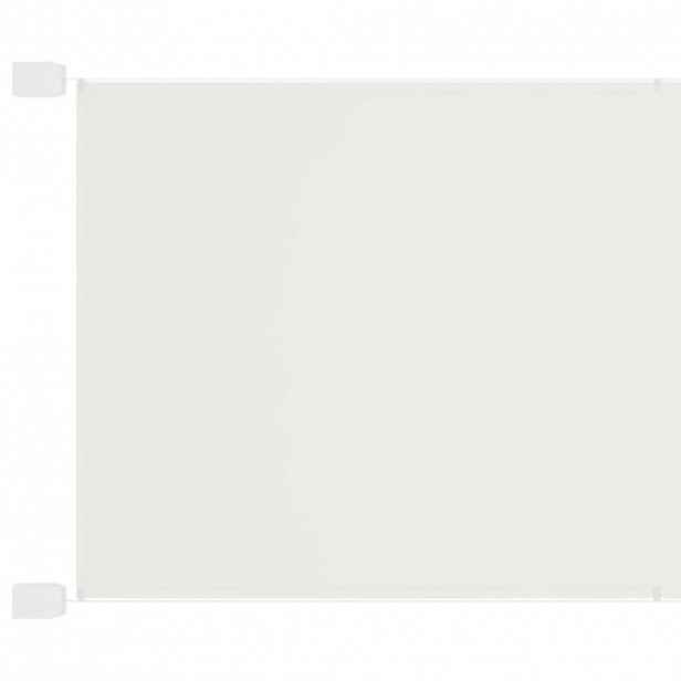 vidaXL Vertikální markýza bílá 140 x 420 cm oxfordská látka
