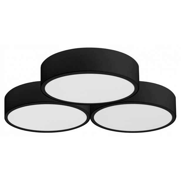 Závěsná stropní lampa Stropní Svítidlo trojitá, černá
