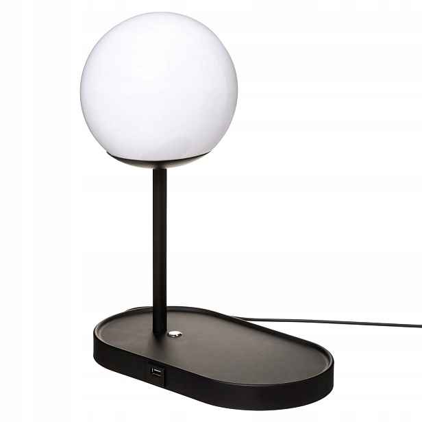 Stolní lampa Colors, dobíjecí Usb, černá