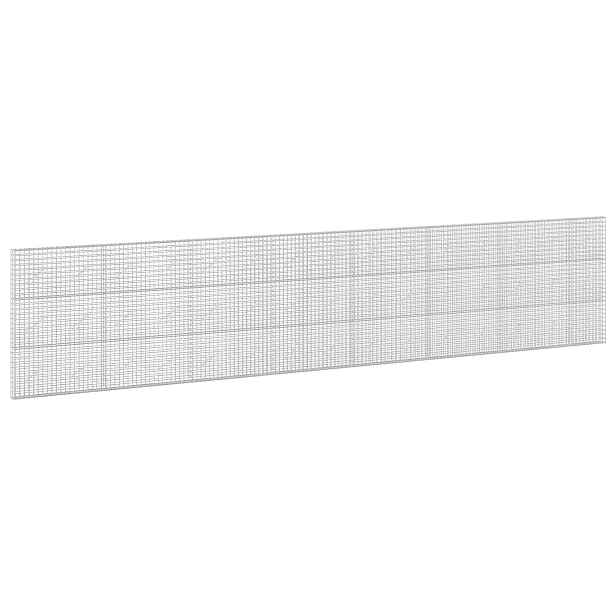 vidaXL Gabion s drátem 3,5 mm a síťkou 5x5 cm 750x10x150 cm