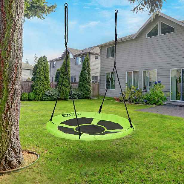 Ecotoys BOC100 Houpačka hnízdo, 100 cm, zelená
