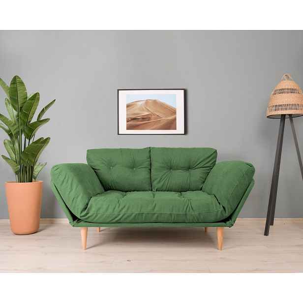 Trojmístná rozkládací pohovka Nina Daybed - Green GR106