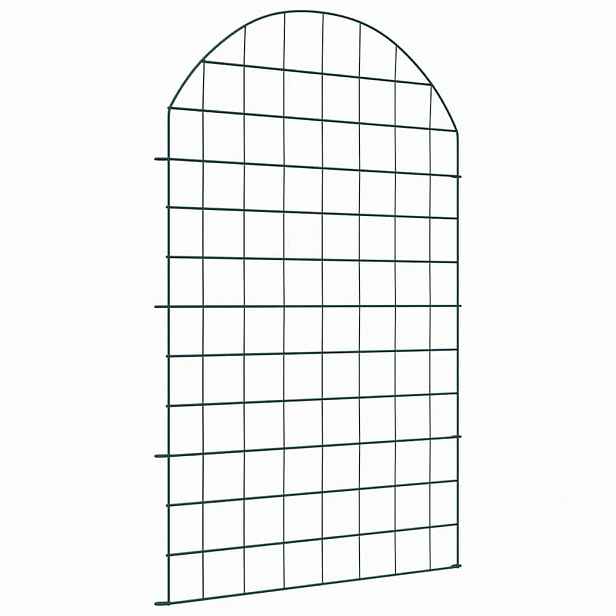 vidaXL Sada plotu na rybník 8 ks 50 x 80 cm Ocel Zelená