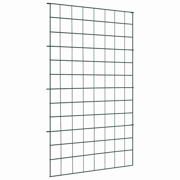 vidaXL Sada plotu na rybník 8 ks 50 x 80 cm Ocel Zelená