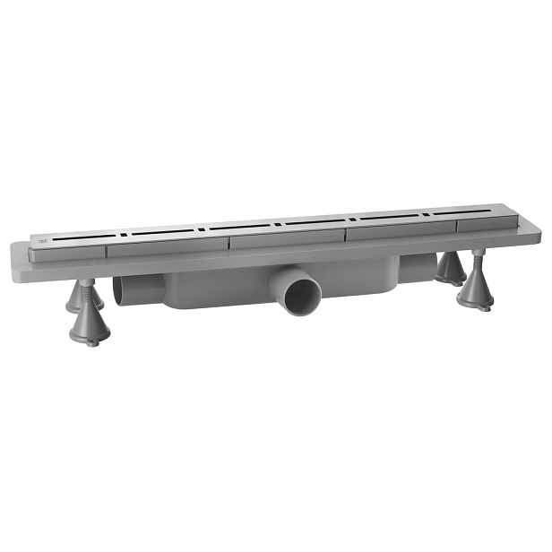 Omp Tea RENOVA ECO LINE podlahový žlab s nerezovým roštem, L-940, DN40