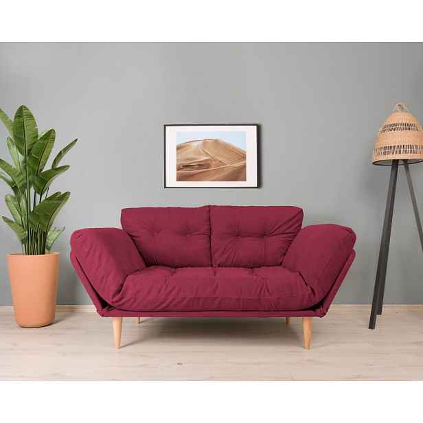 Trojmístná rozkládací pohovka Nina Daybed - Dark Red GR105