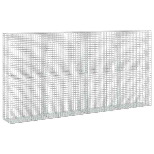 vidaXL Gabion s drátem 3,5 mm a síťkou 5x5 cm 400x50x200 cm