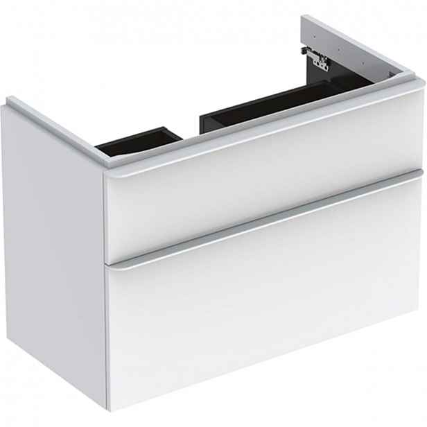 Koupelnová skříňka pod umyvadlo Geberit Smyle Square 88,4x62x47 cm bílá 500.354.00.1