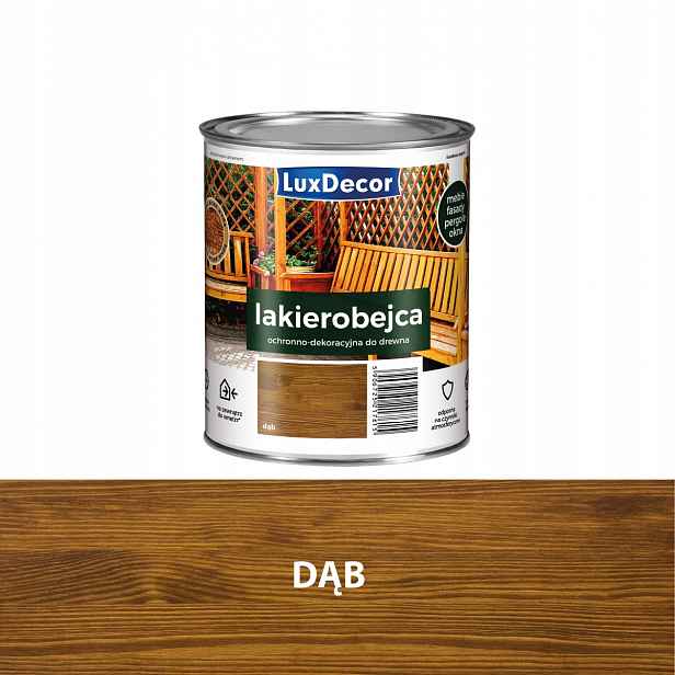 Luxdecor Ochranný A Dekorační Lak Na Dřevo 2,2 L Dub