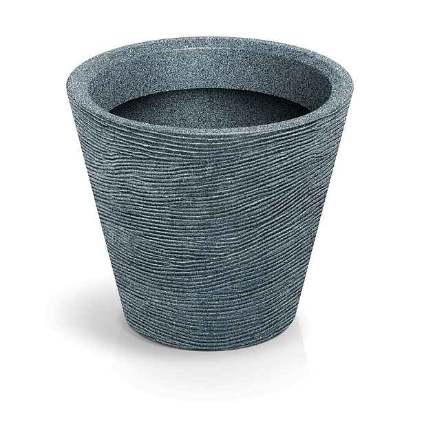 Prosperplast Plastový květináč TUBRAN ROUND I granitový, varianta 48 cm