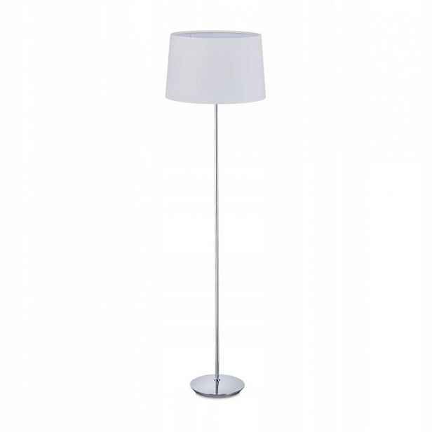Relaxdays Stojací lampa s stínítkem, E27, Ø 40 cm, výška 148,5 cm