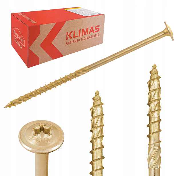 Tesařské vruty talířové torx 8x240 mm 50 kusů