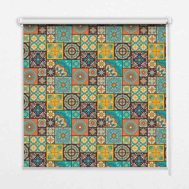 TULUP VNITŘNÍ roleta - okenní roleta - roleta - 60x140 cm - Barevná mandala