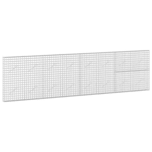 vidaXL Gabion s drátem 3,5 mm a síťkou 5x5 cm 400x10x100 cm