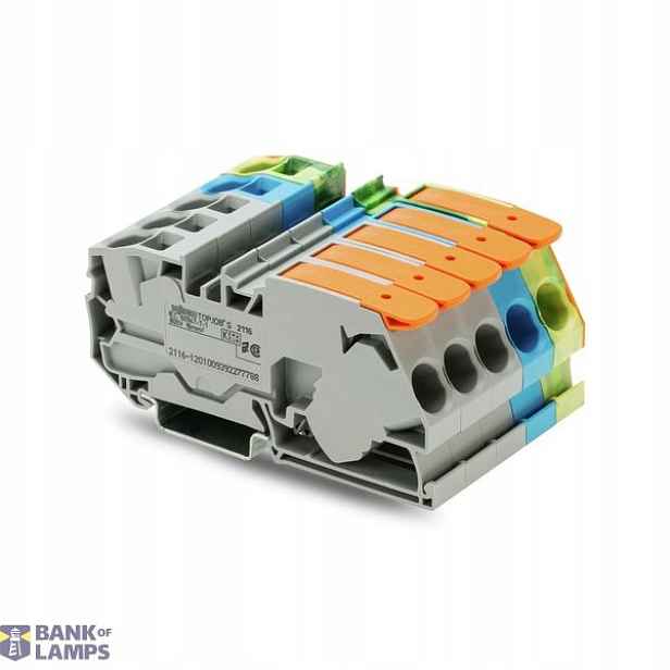 Wago třífázový 5-pólový set 2116-1201/605-038