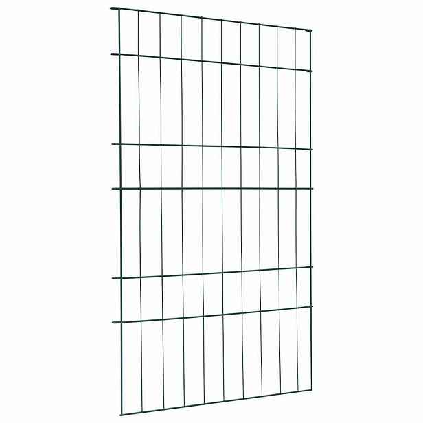 vidaXL Sada plotu na rybník 8 ks 50 x 80 cm Ocel Zelená