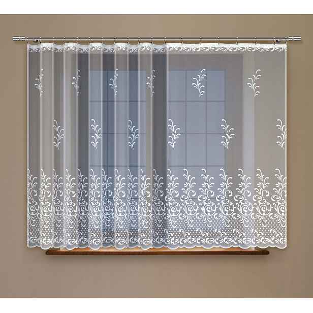 Mg Záclona 33328H Bílá 350x120 cm Hotová Obšitá M