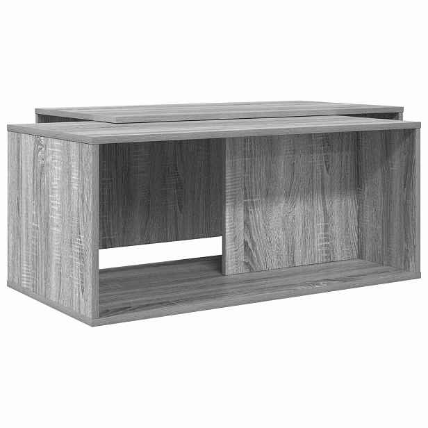 vidaXL Sada konferenčních stolků 2 ks Šedá Sonoma 90 x 48 x 40 cm