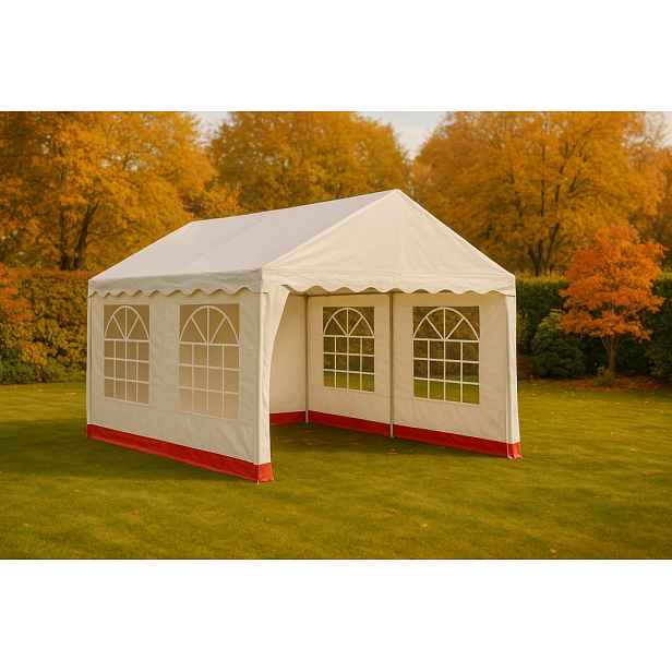 Zahradní párty stan 4 × 3 m – PVC plachta 400 g/m²