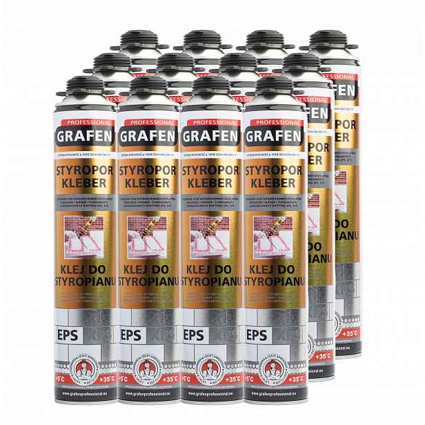 12 x Pianoklej Lepidlo na polystyren Eps Xps Grafit