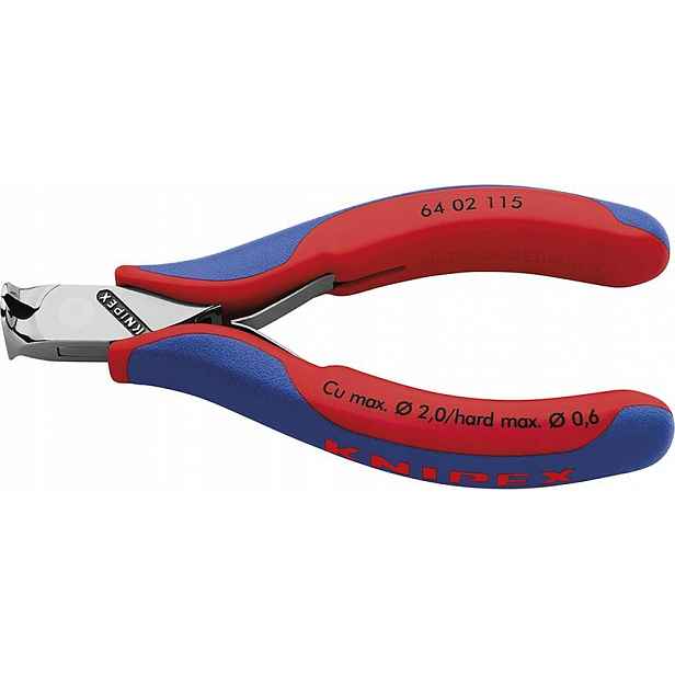 Čelní štípací kleště pro elektroniku s úkosem 115 mm 64 02 115 Knipex