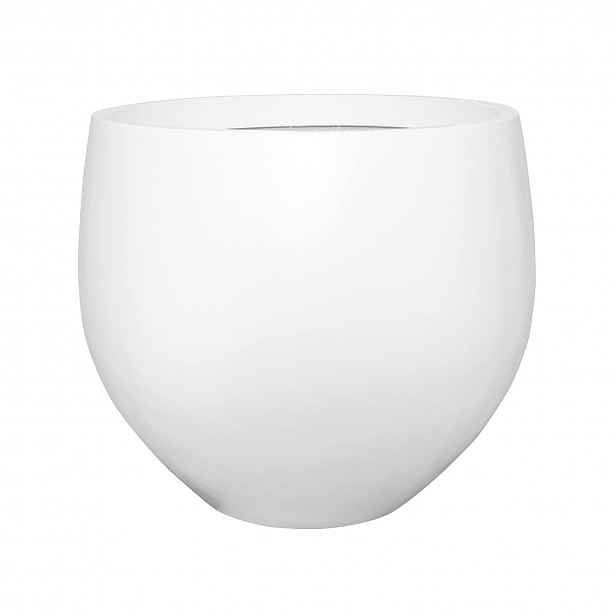 Květináč Jumbo Orb, barva matná bílá, více velikostí - PotteryPots Velikost: S - v. 73 cm, ⌀ 87 cm