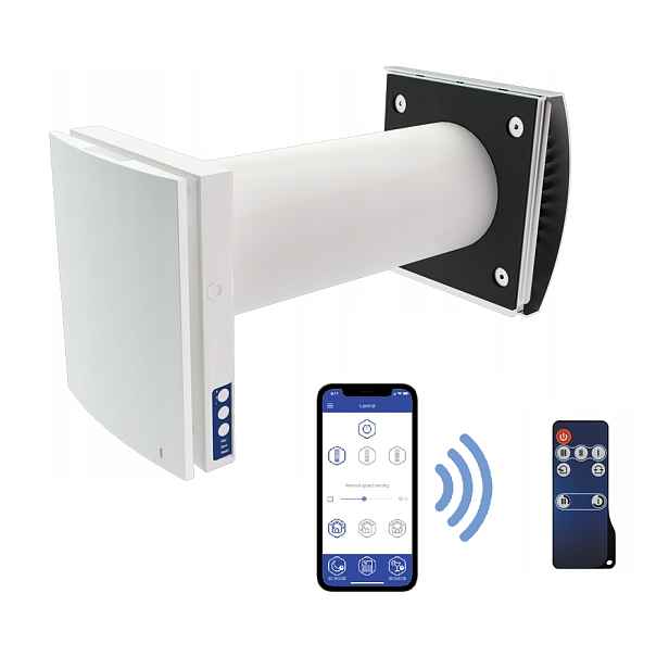 Nástěnný Rekuperátor Blauberg Vento Expert A50-1 S10 W V.2 WiFi