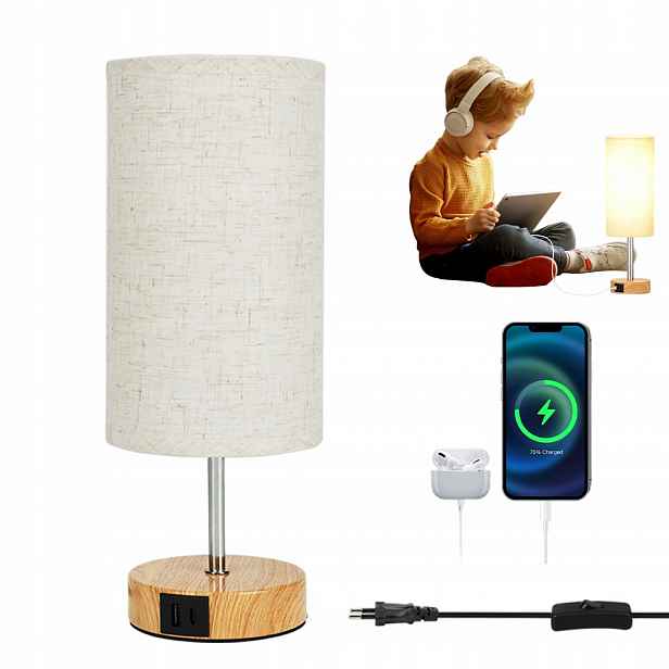 Noční Lampa Dotykově Stmívatelné E27 5W 3000K S Funkcí Nabíjení