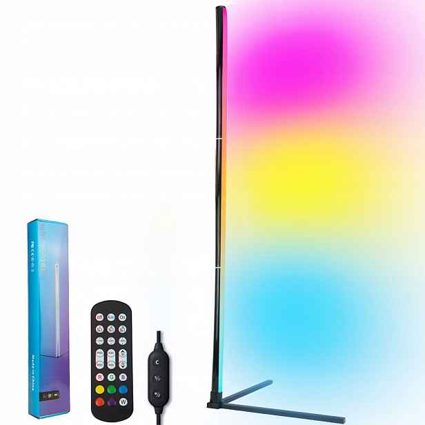 Rgb Podlahová Lampa Ovládaná Aplikací Vysoká Kvalita 10W 155 cm