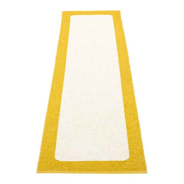 Vnitřní a venkovní běhoun v hořčicovo-krémové barvě 70x240 cm Ilda Mustard – Pappelina