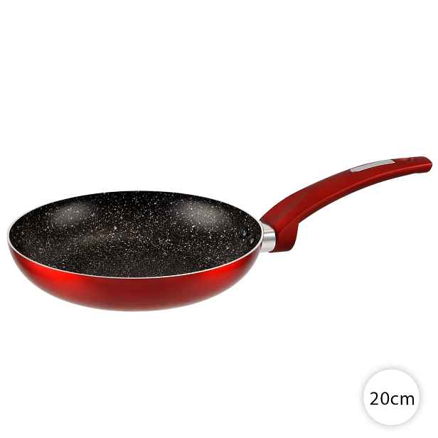 Nepřilnavá granitová pánev 20 cm na indukci – Red Comfort | Perfect Home 11858