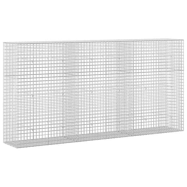 vidaXL Gabion s drátem 3,5 mm a síťkou 5x5 cm 300x50x150 cm
