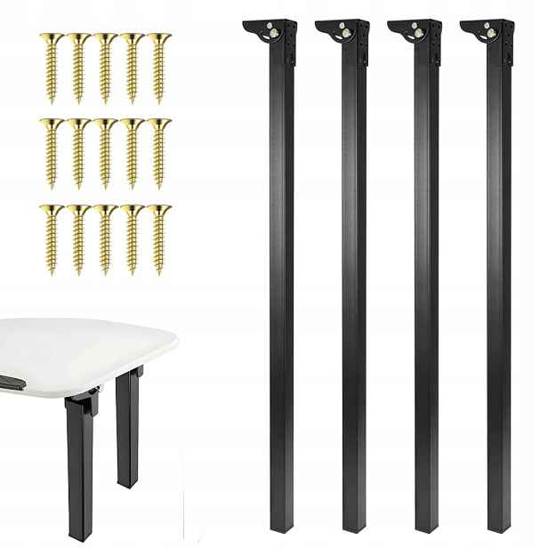 4 x skládací nohy ke stolu 70 cm, skládací nohy k stolu, univerzální, 4 x