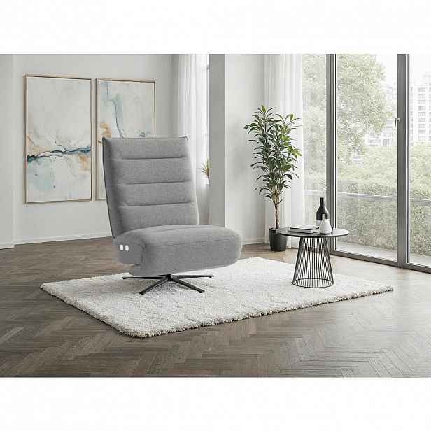 Sit & More RELAXAČNÍ KŘESLO, textil, šedá