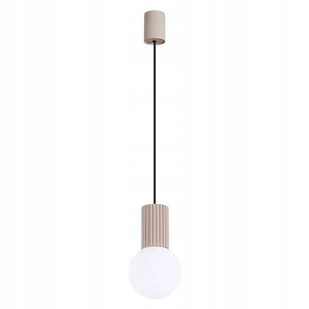 Závěsná stropní lampa nad stůl, ostrůvek do kuchyně, jídelny, taupe Halo 1