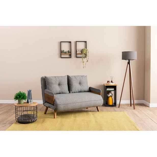 Dvoumístná rozkládací pohovka Cosmo 2-Seater - Light Grey