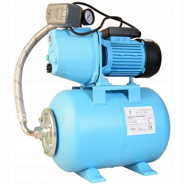 Hydrofor 24 L Nádrž Na Vodu Hydroforová Pumpa Set 100S Sada 3600 L/h Výkon
