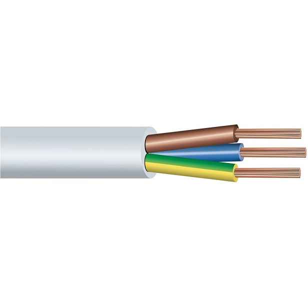 Kabel flexibilní H05VV-F (CYSY) 2× 0,75 metráž