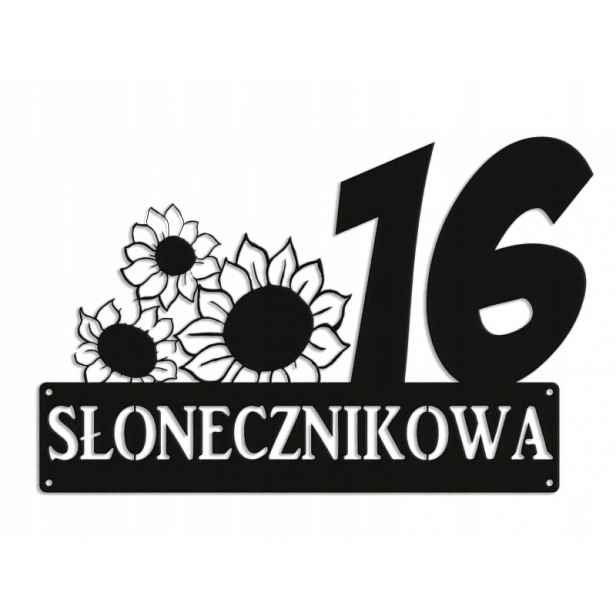 Číslo Na Dům 80 cm Tabule Adresa Ocel 2 mm Grafika 5750