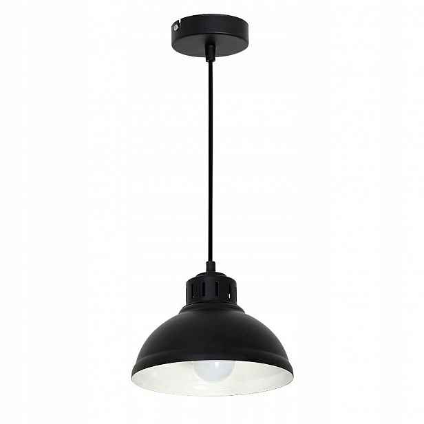 Lampa lustr stropní reflektor černá Loftová