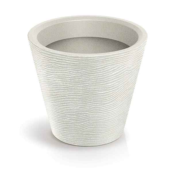 Prosperplast Plastový květináč TUBRAN ROUND I. pískový, varianta 80 cm