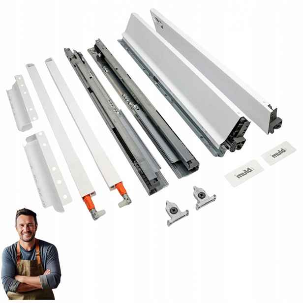 Šuplík Blum Tandembox Antaro 450 mm Vysoká 199 mm Nosnost 35 kg bílá