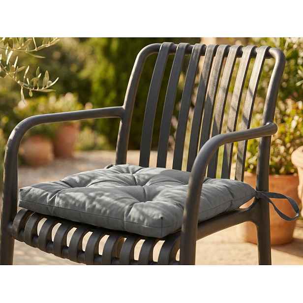 Podsedák na židle Gesa 40x40 cm, antracitový